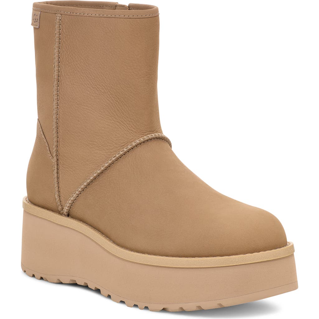 Ugg ® Cityfunc Mid Platform Bootie In Mustard Seed