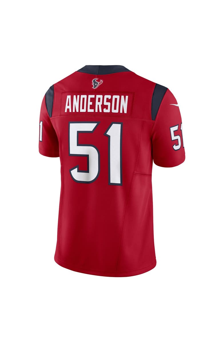 Nike Men's Nike Will Anderson Jr. Red Houston Texans Vapor F.U.S.E. Limited Jersey, Alternate, color, Red