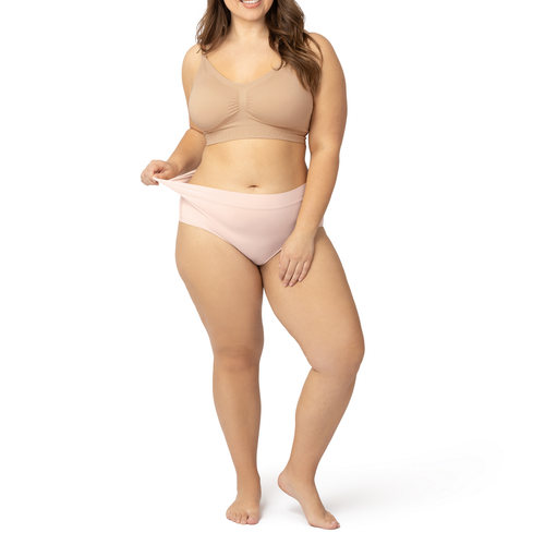 Kindred Bravely Grow With Me Maternity & Postpartum Brief In Pink
