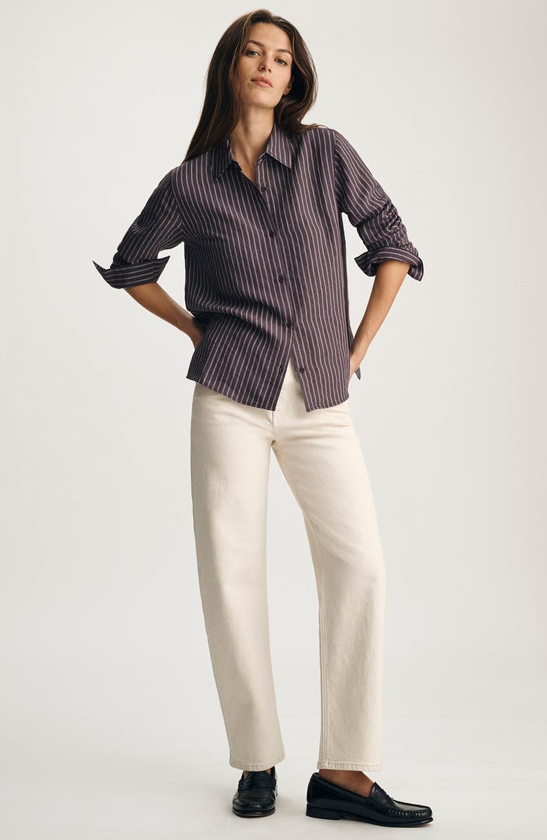 Mavi Jeans Luxe Touch Button-Up Shirt, Alternate, color,