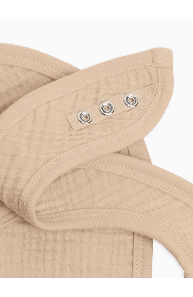 Colored Organics Organic Muslin 2-Pack Bibs, Alternate, color, Clay
