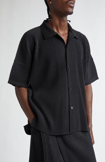 Homme Plissé Issey Miyake MC July Camp Shirt | Nordstrom