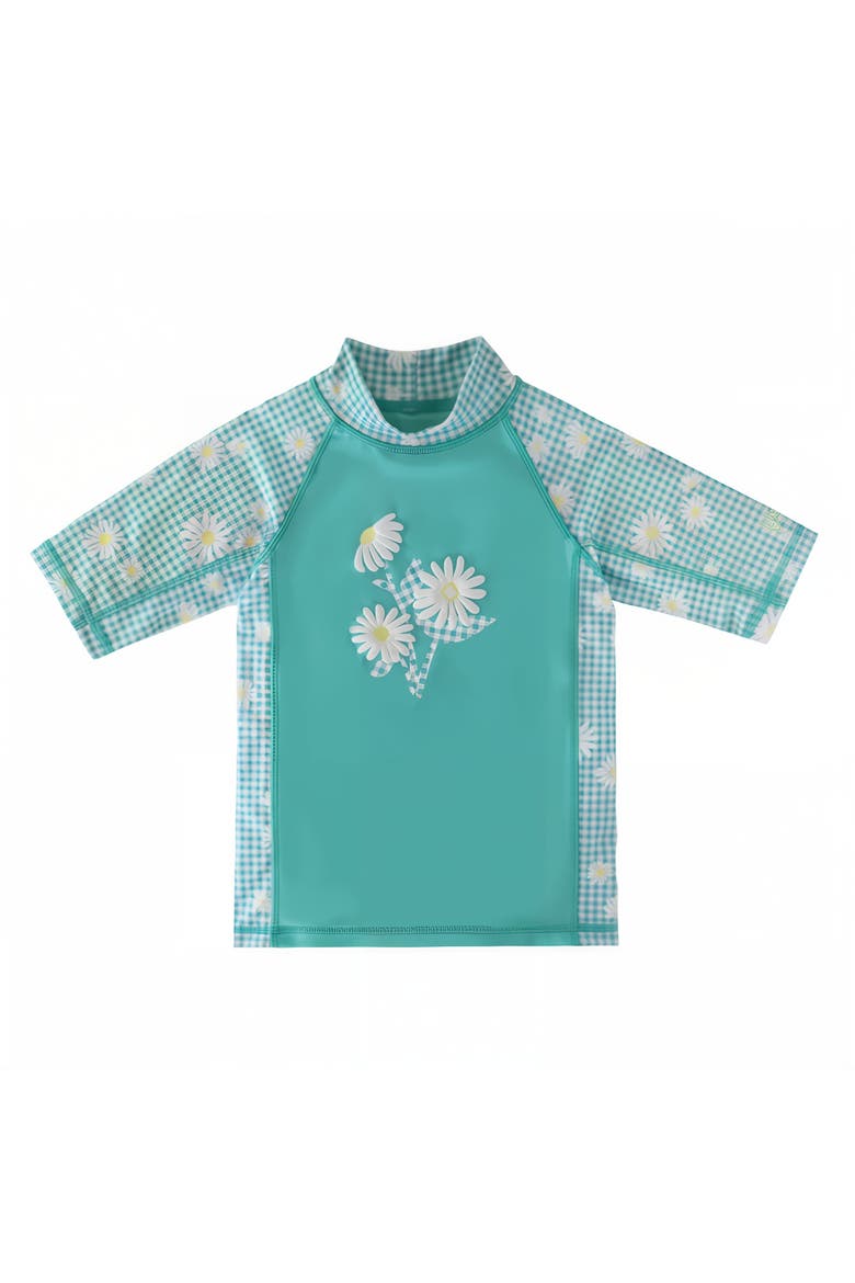 Short Sleeve Sunny Swim Shirt, Main, color, Oops-A-Daisy