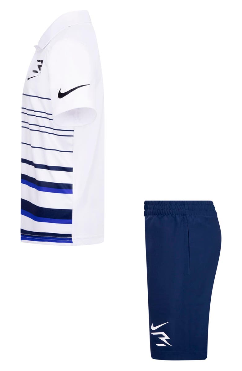 3 Brand Kids' Polo Shirt & Mesh Shorts Set, Alternate, color,