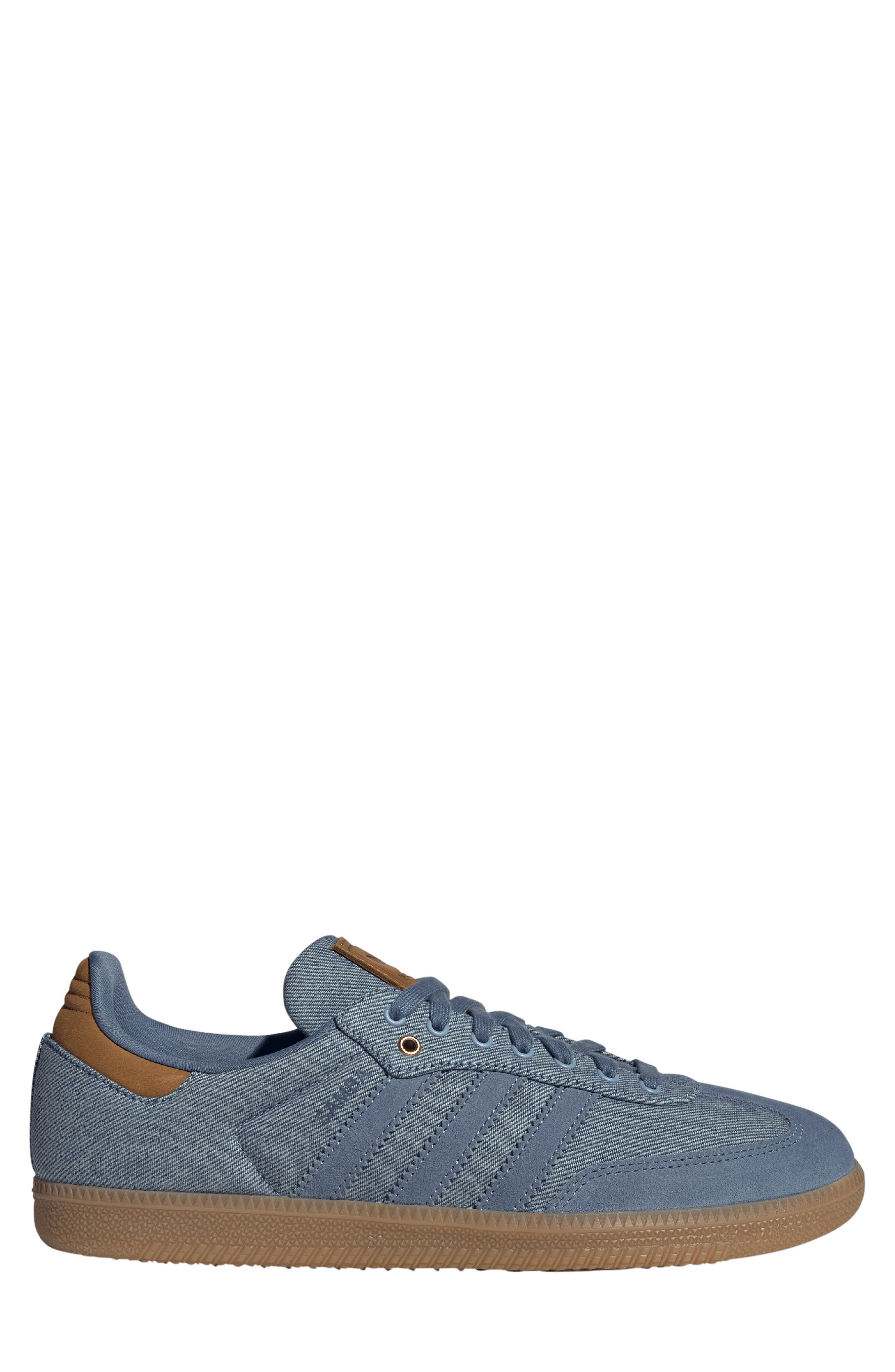 Gender Inclusive Samba OG Sneaker, Alternate, color, DENIM BLUE/ GUM