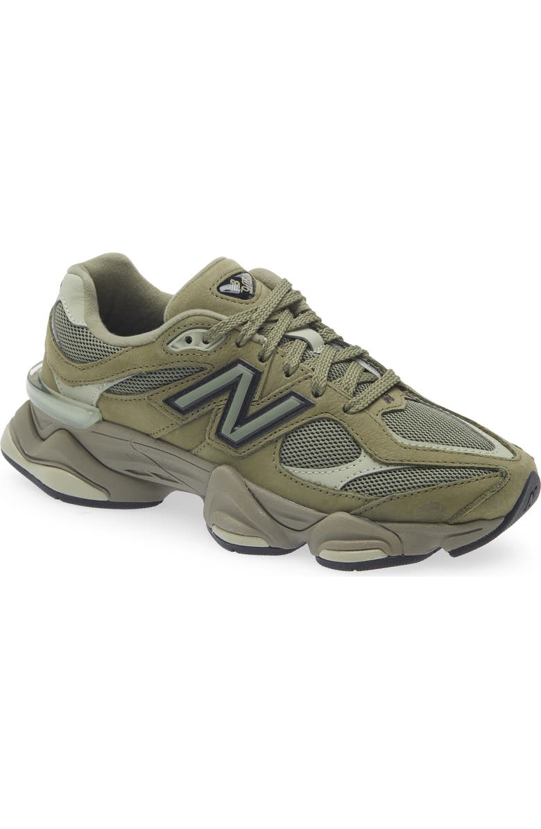 New Balance Gender Inclusive 9060 Sneaker, Main, color, Dark Olivine/ Olivine