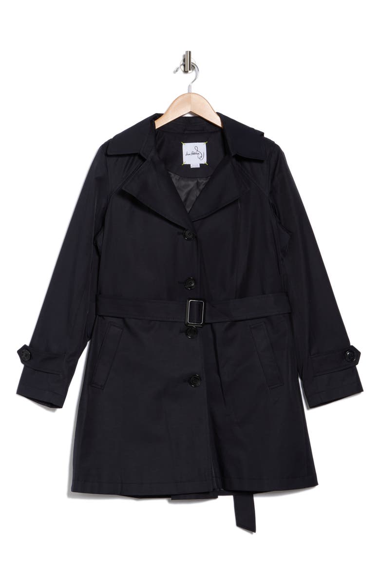 Sam Edelman Button Front Belted Trench Coat, Alternate, color,