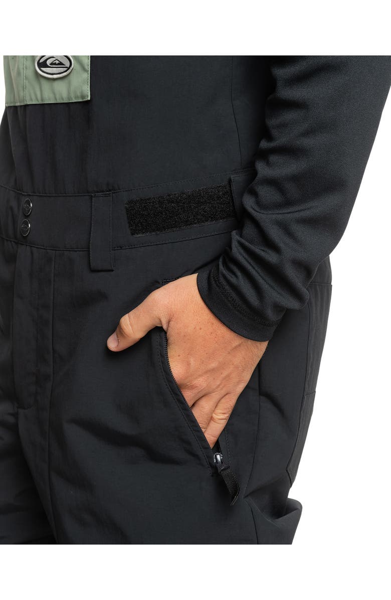 Quiksilver Fly High Water Resistant Snow Bibs, Alternate, color,