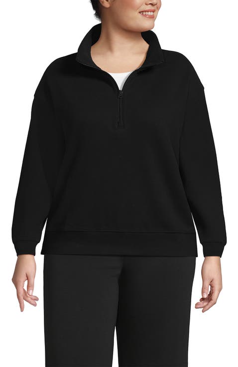 Serious Sweats Relaxed Quarter Zip Pullover Sweatshirt