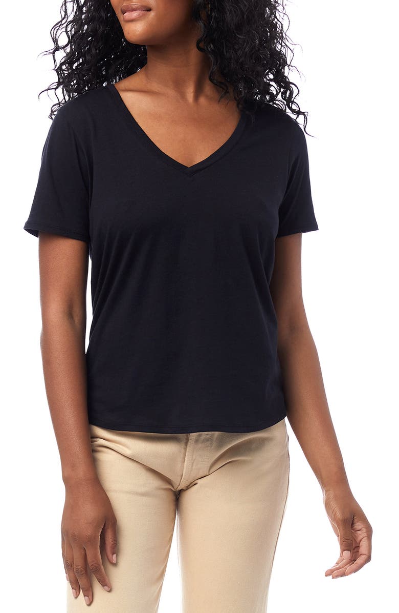 Alternative Organic Cotton V-Neck T-Shirt, Main, color,