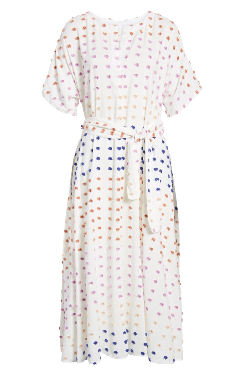 Lou & Grey Split Neck Maxi Dress, Alternate, color, 