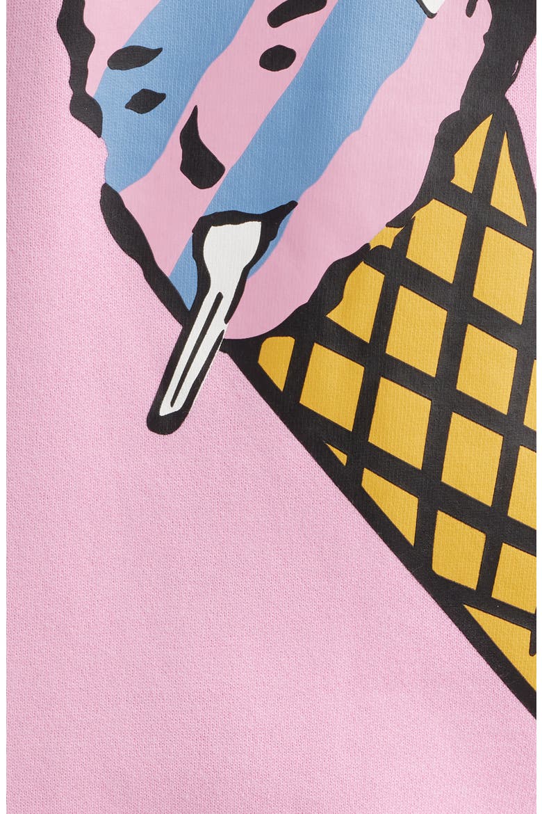 Cone Man Cotton Graphic Sweatshirt, Alternate, color, PRISM PINK