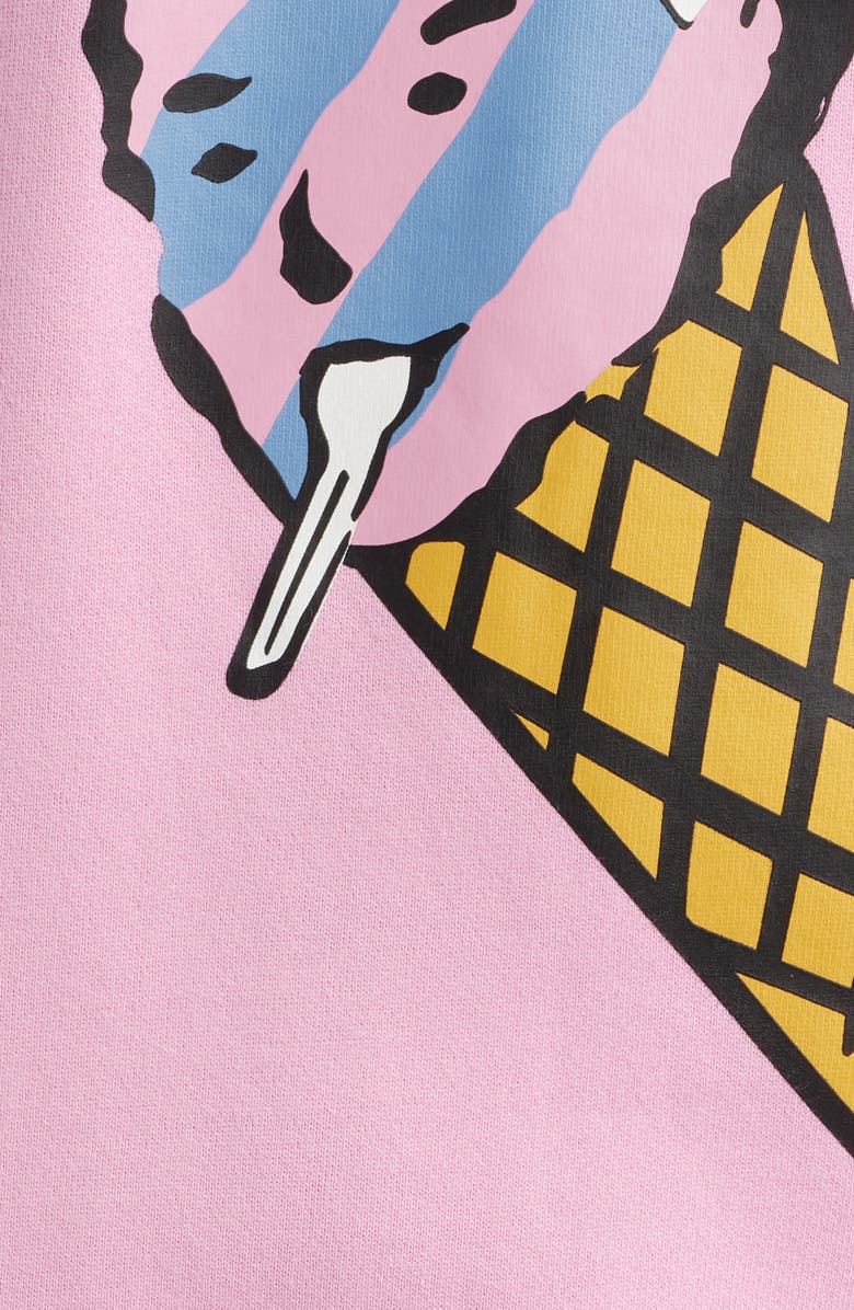 ICECREAM Cone Man Cotton Graphic Sweatshirt, Alternate, color, Prism Pink