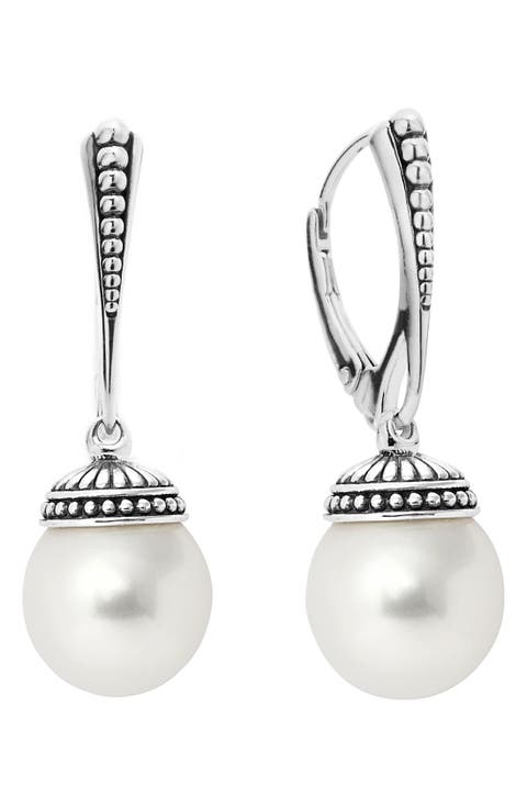 Luna Freshwater Pearl Drop Earrings