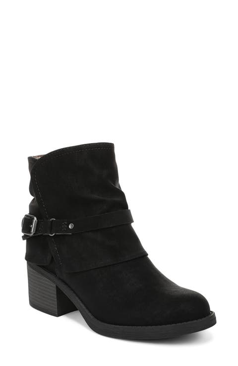 Marta Faux Leather Ankle Bootie