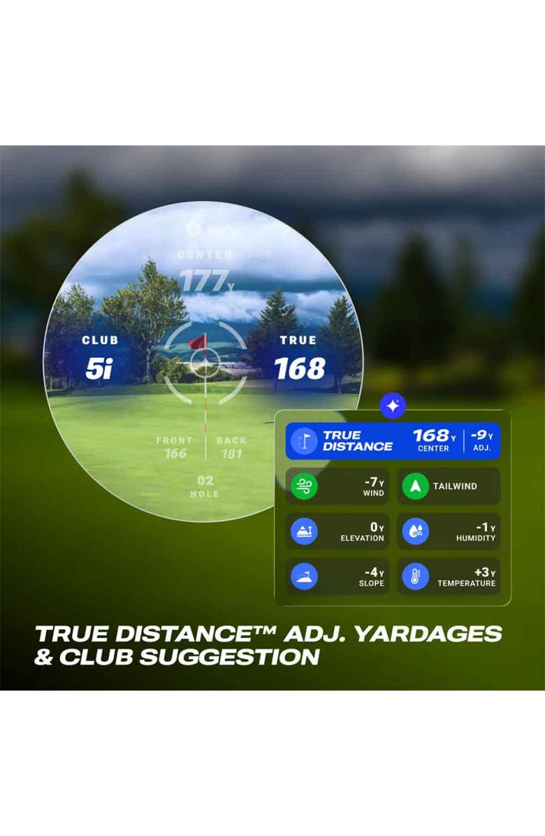 Blue Tees Captain Air Golf Rangefinder, Alternate, color, Gray