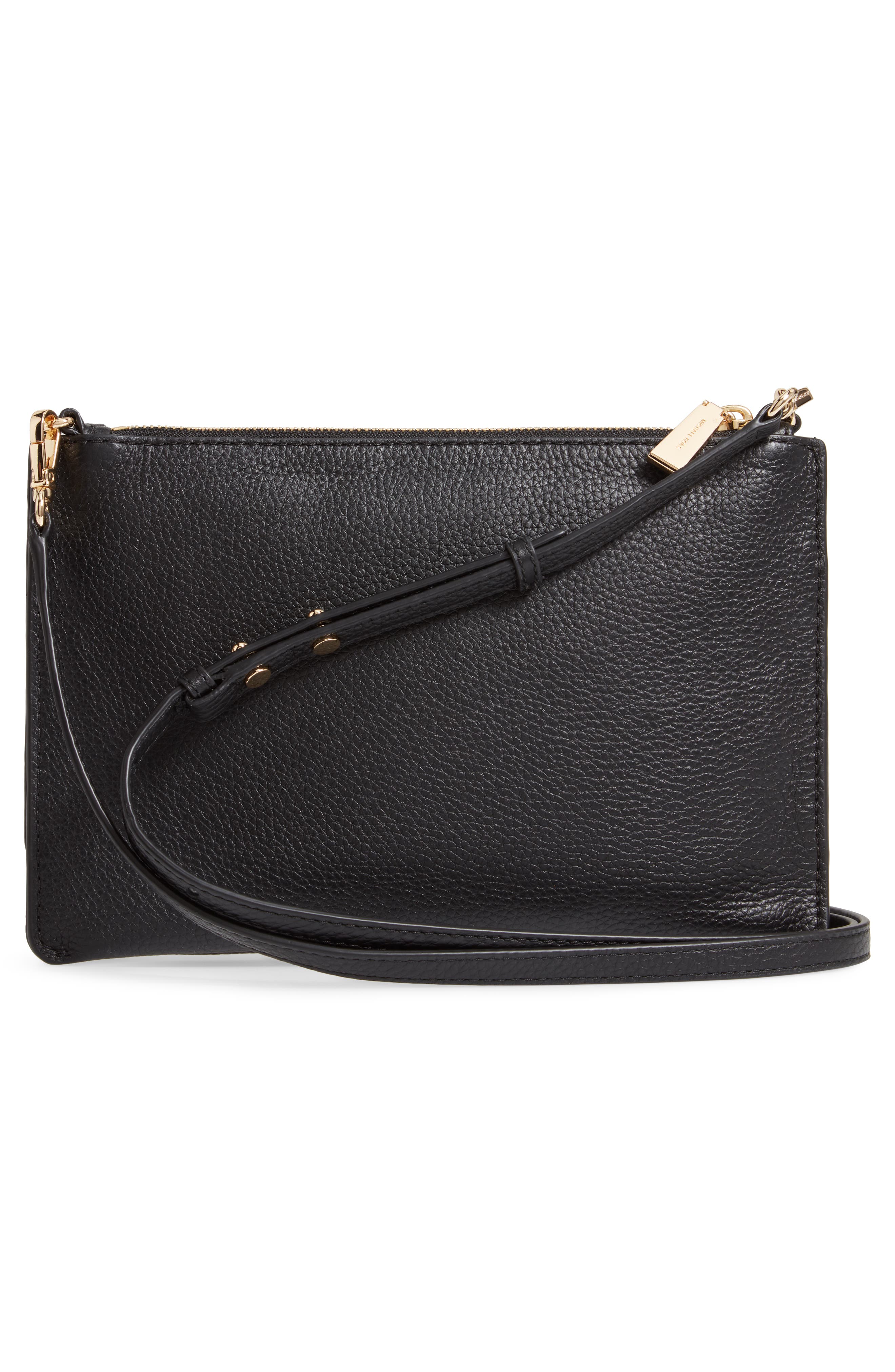 MICHAEL Michael Kors Leather Double Pouch Crossbody Bag, Alternate, color, 