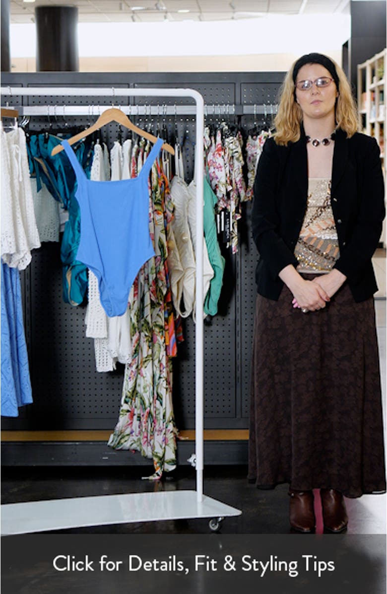 Sunrays Square Neck One-Piece Swimsuit, sales video thumbnail