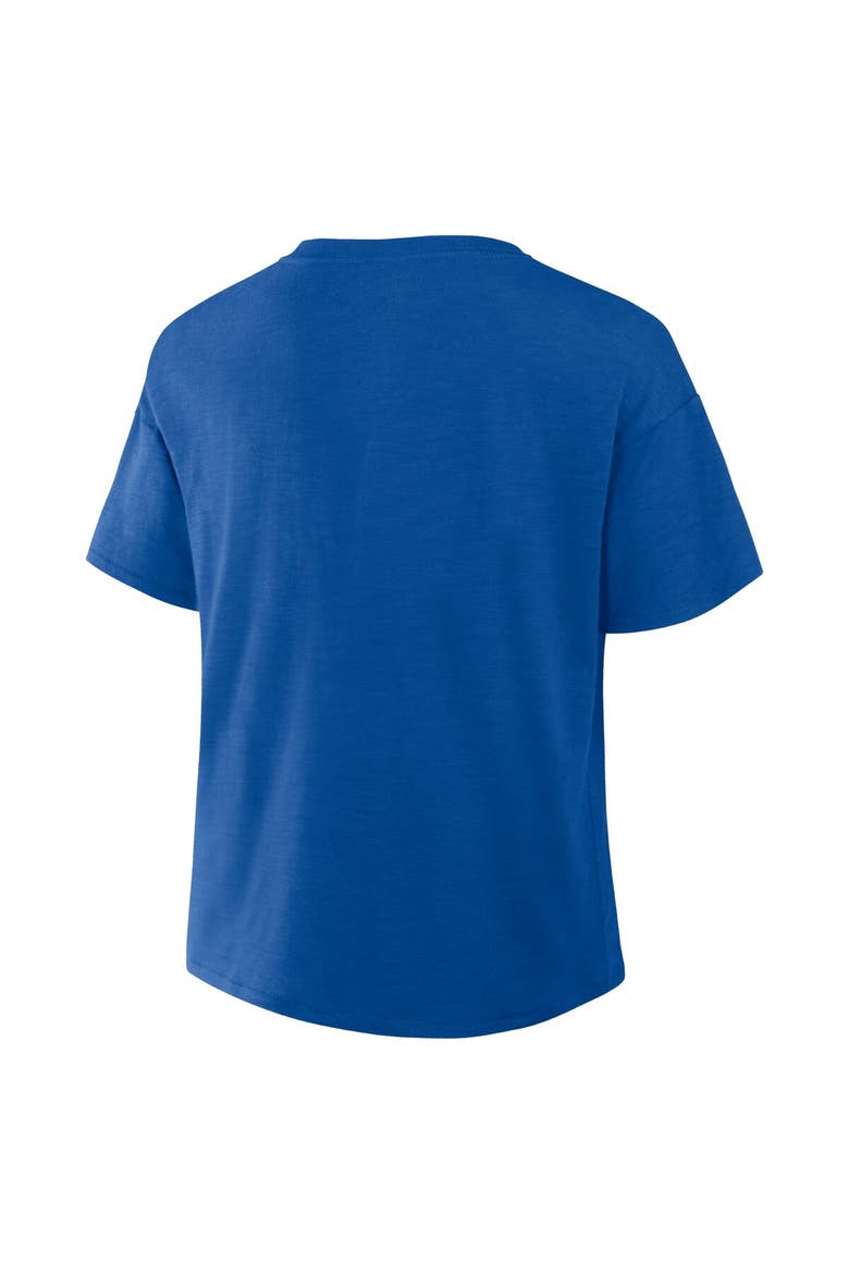 Women's Fanatics Royal FC Cincinnati Bicycle Kick Stadium Slub T-Shirt, Alternate, color, Blue