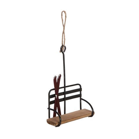 Ski Lift Chair Winter Sports Christmas Tree Ornament
