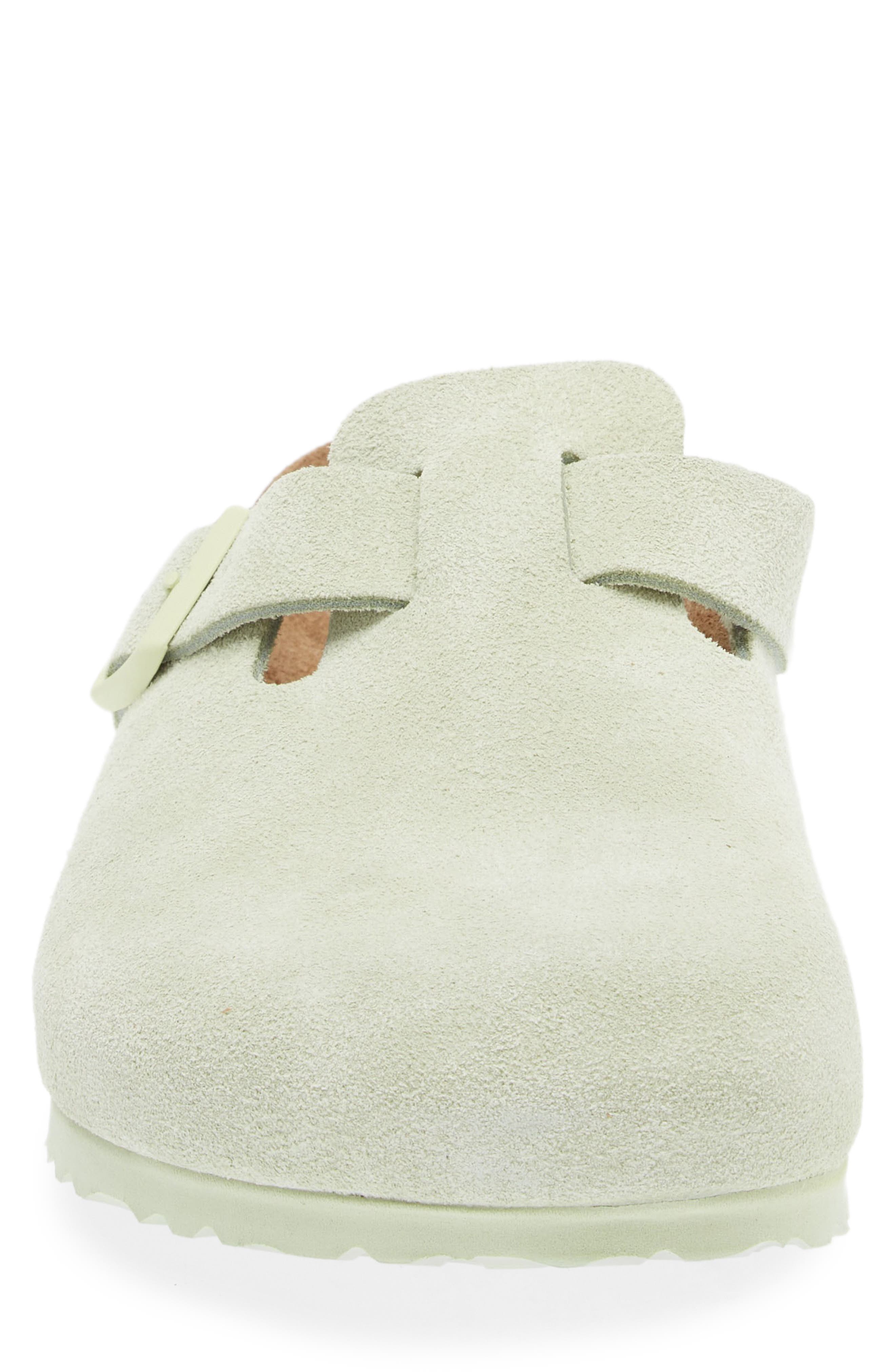 Birkenstock Boston Soft Clog, Alternate, color, Green