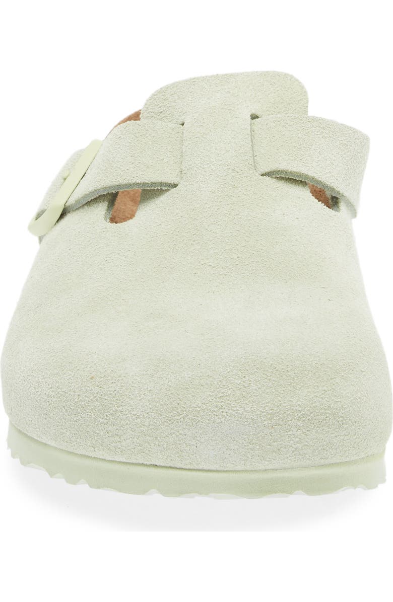 Birkenstock Boston Soft Clog, Alternate, color, Green