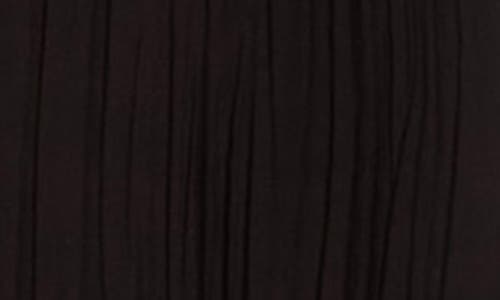 Lovestitch Pleated Tie Back Empire Waist Midi Dress In Black