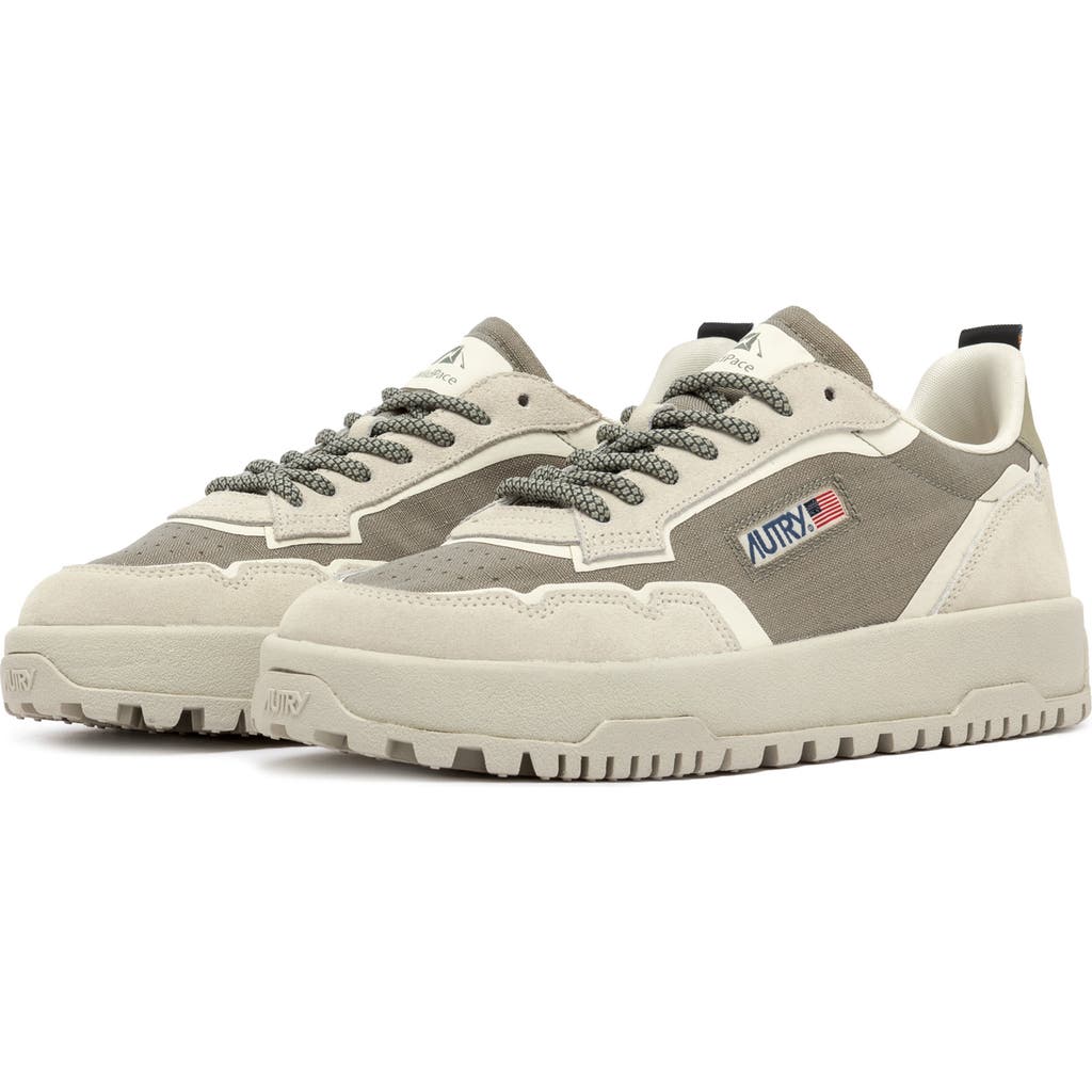 Autry Wildplace Low Sneaker In Neutral