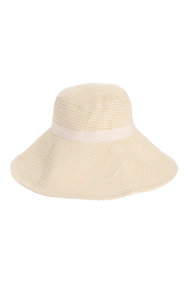 Packable Wide Brim Floppy Sun Hat, Main, color, NATURAL