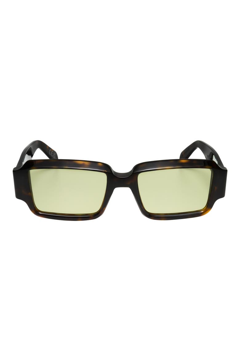 54mm Square Sunglasses, Main, color, TORTOISESHELL