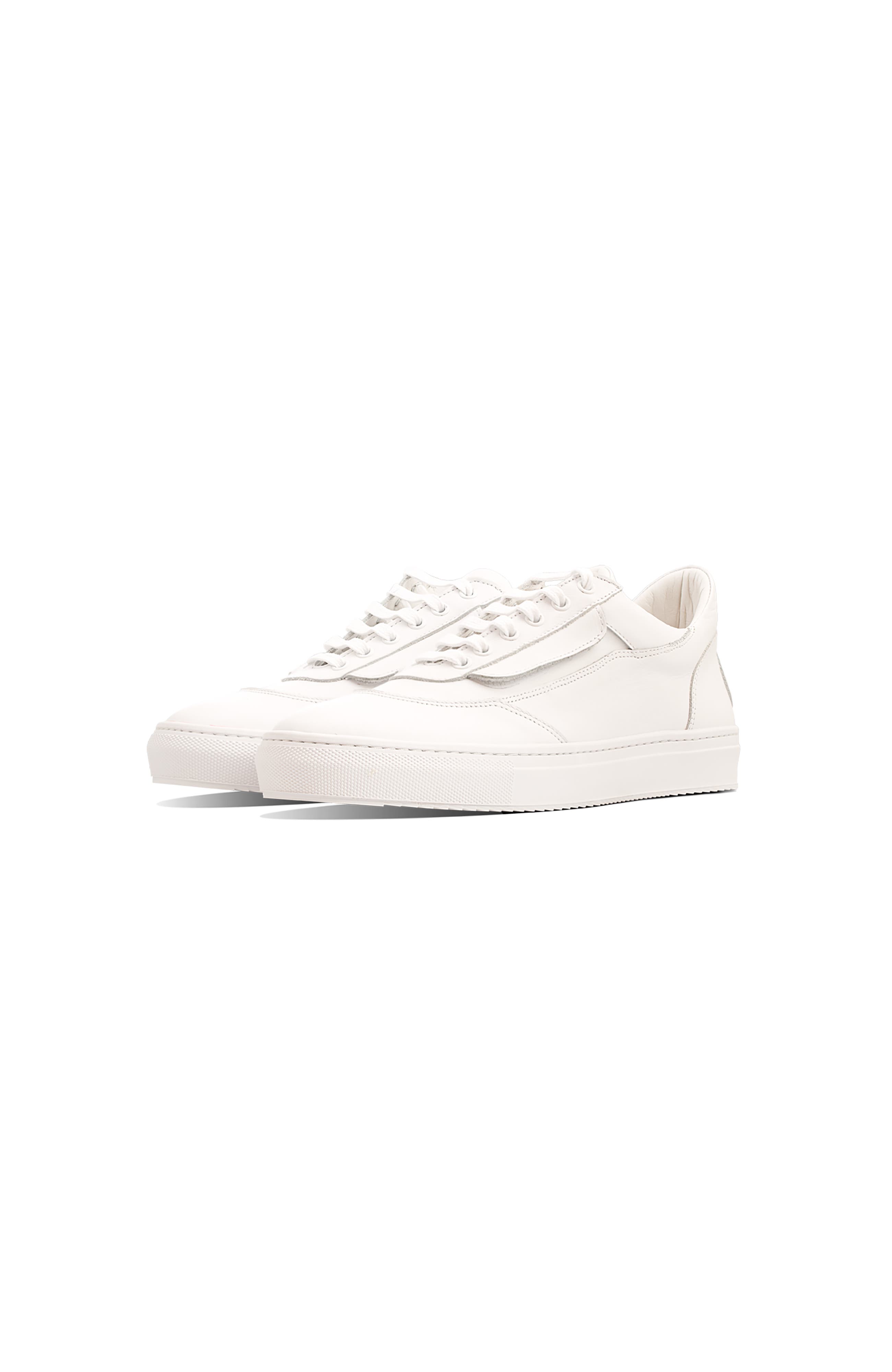 Fini Bold White Sneaker  - Unisex, Alternate, color, White