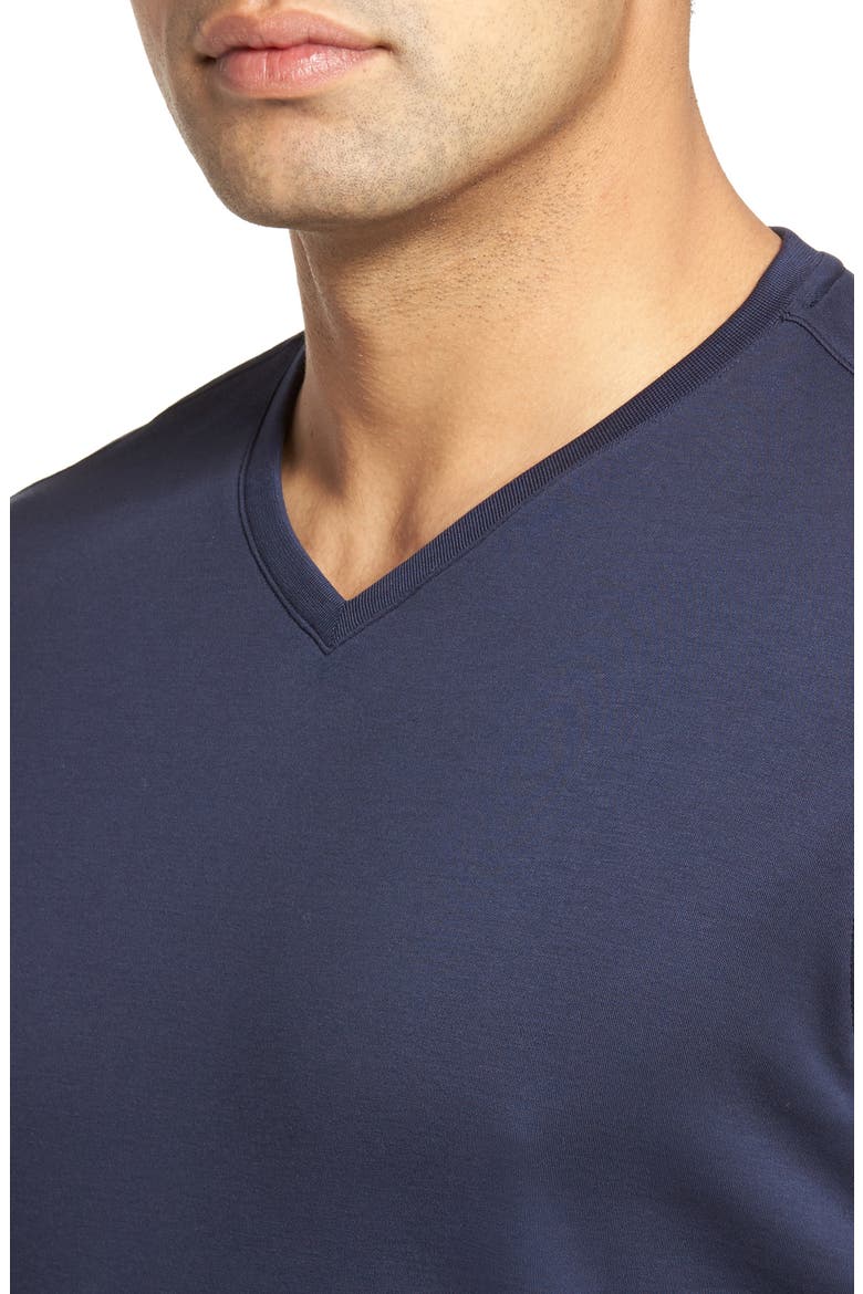 Georgia Regular Fit V-Neck T-Shirt, Alternate, color, BLUE NIGHT