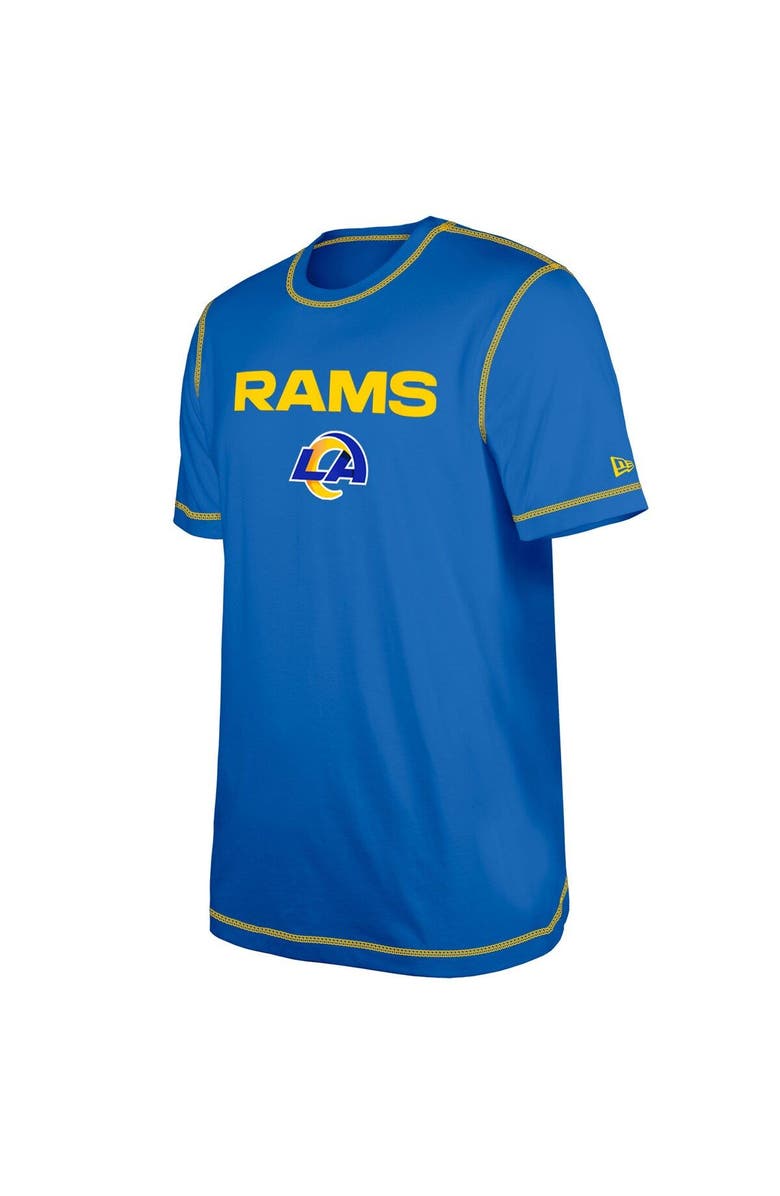 New Era Men's New Era Royal Los Angeles Rams Third Down Puff Print T-Shirt, Alternate, color, Royal