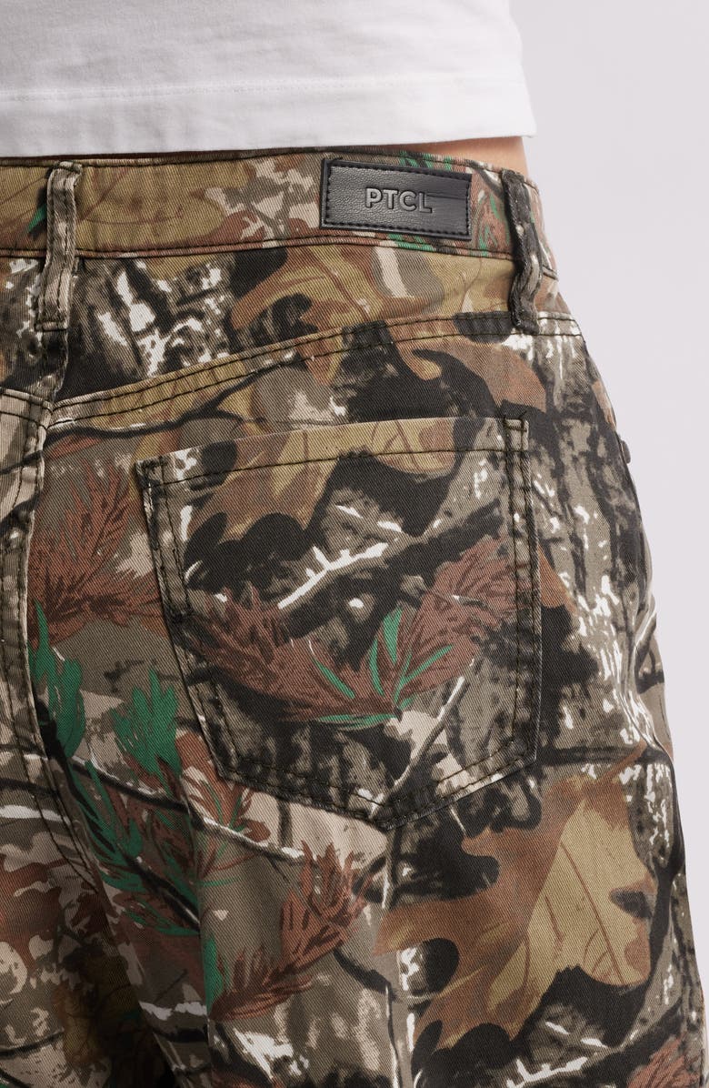 PTCL Forest Camo Wide Leg Jeans, Alternate, color, Forest Camo