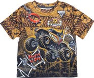 Monster Jam Athletic Jersey Graphic T-Shirt