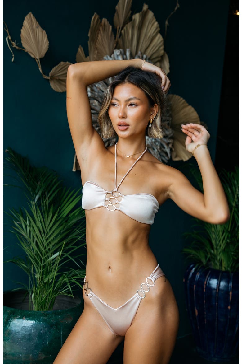 Cove Bikini Bottom, Alternate, color, Cream