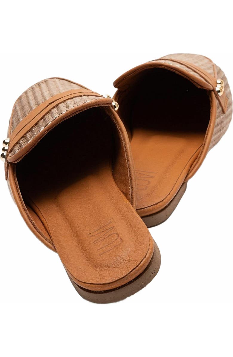 Forever & Always Shoes Patrizia Leather Mule, Alternate, color, Brown Leather