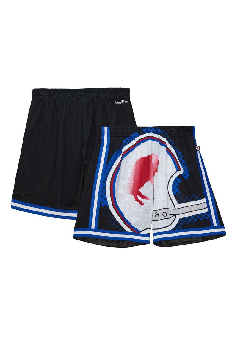 Men's Mitchell & Ness  Black Buffalo Bills Big Face 7.0 Fashion Shorts, Main, color, Black