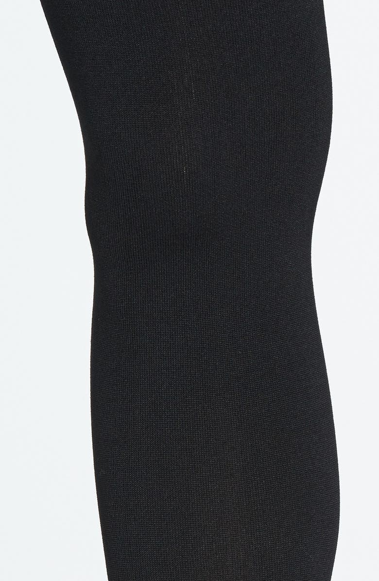 Oroblu 'Warm & Soft' Brushed Fleece Tights, Alternate, color, Black