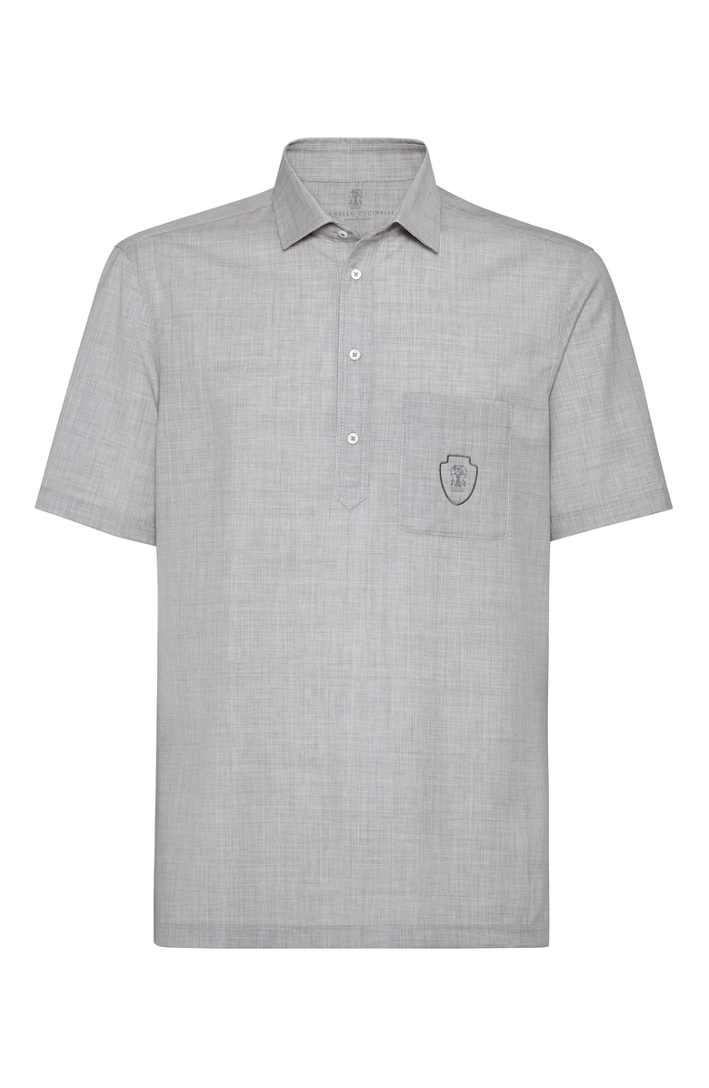 Brunello Cucinelli Poplin polo, Main, color,