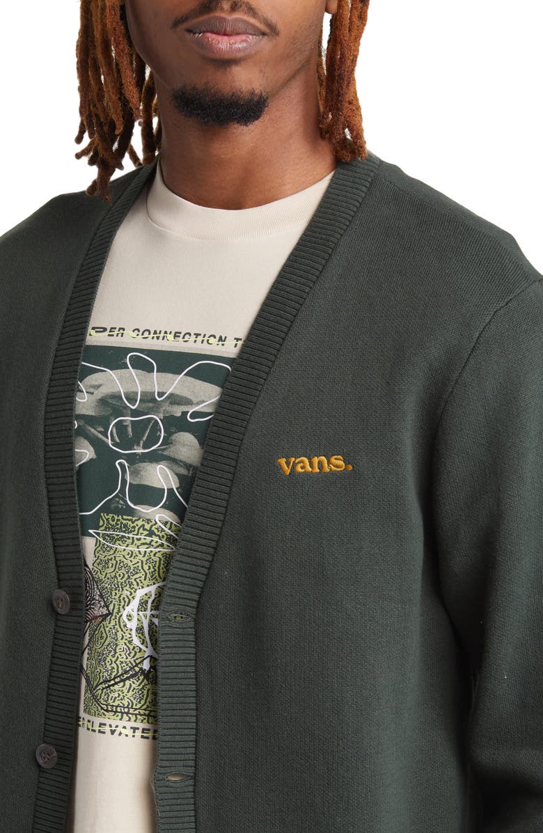Vans Halecrest Patch Pocket Cotton Cardigan, Alternate, color,