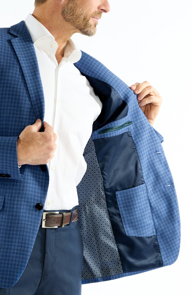 CRICKETEER Check Wool Blend Sport Coat, Alternate, color, 