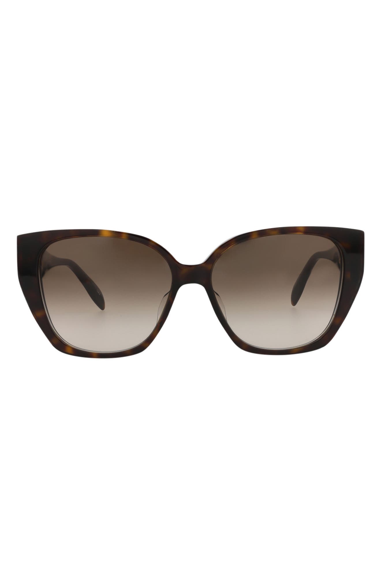 McQueen 58mm Oversize Cat Eye Sunglasses
