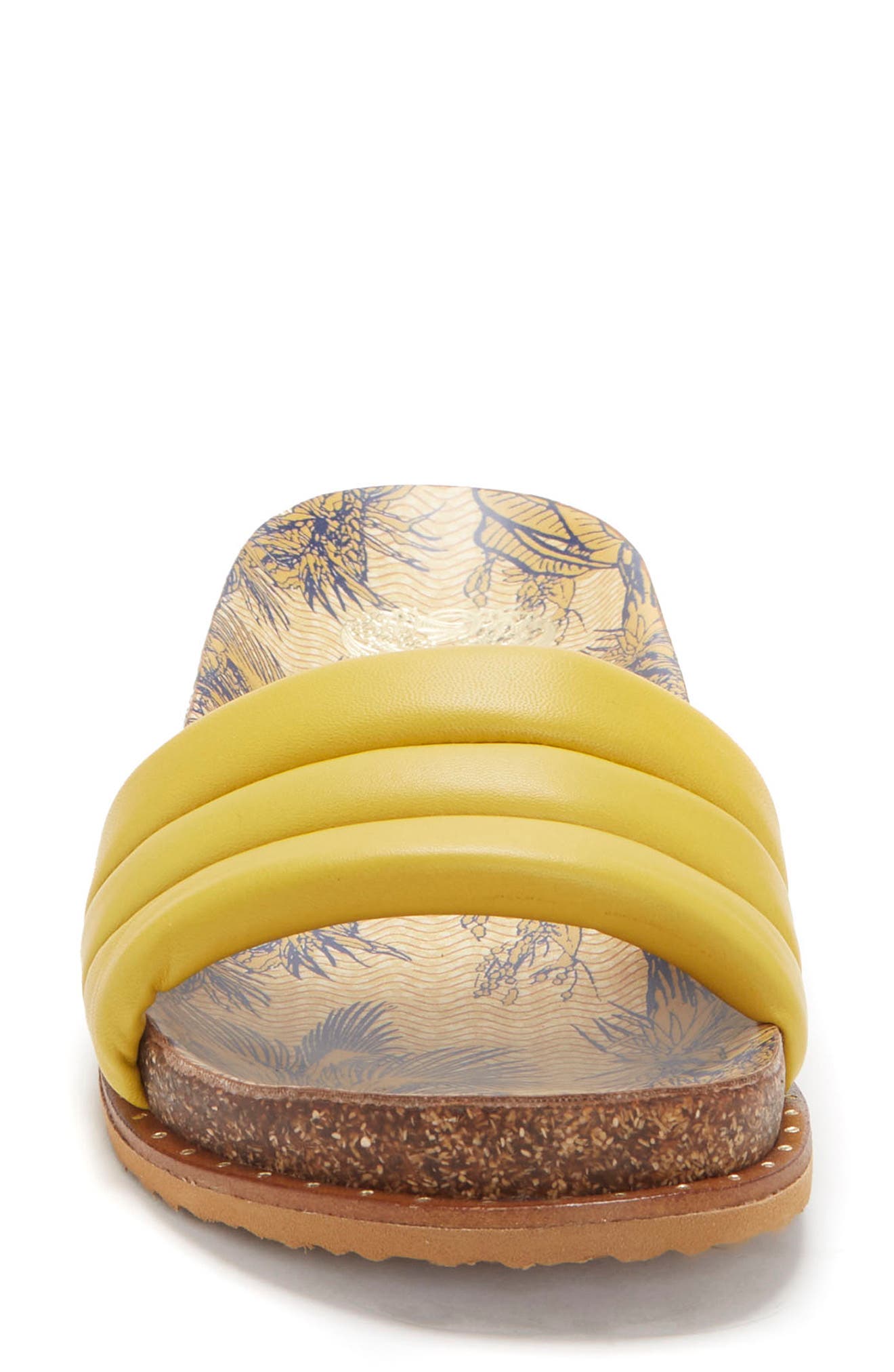 Kandler Slide Sandal, Alternate, color, YELLOW BABY SHEEP