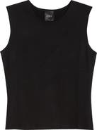LESET Lauren Short Sleeve Crewneck Tank