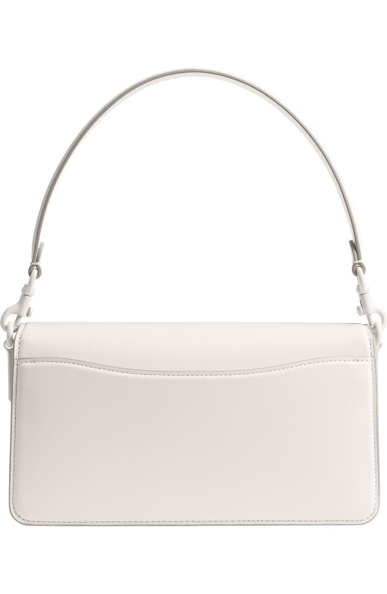 COACH Signature Tabby Coated Canvas & Leather Shoulder Bag, Alternate, color, Chalk