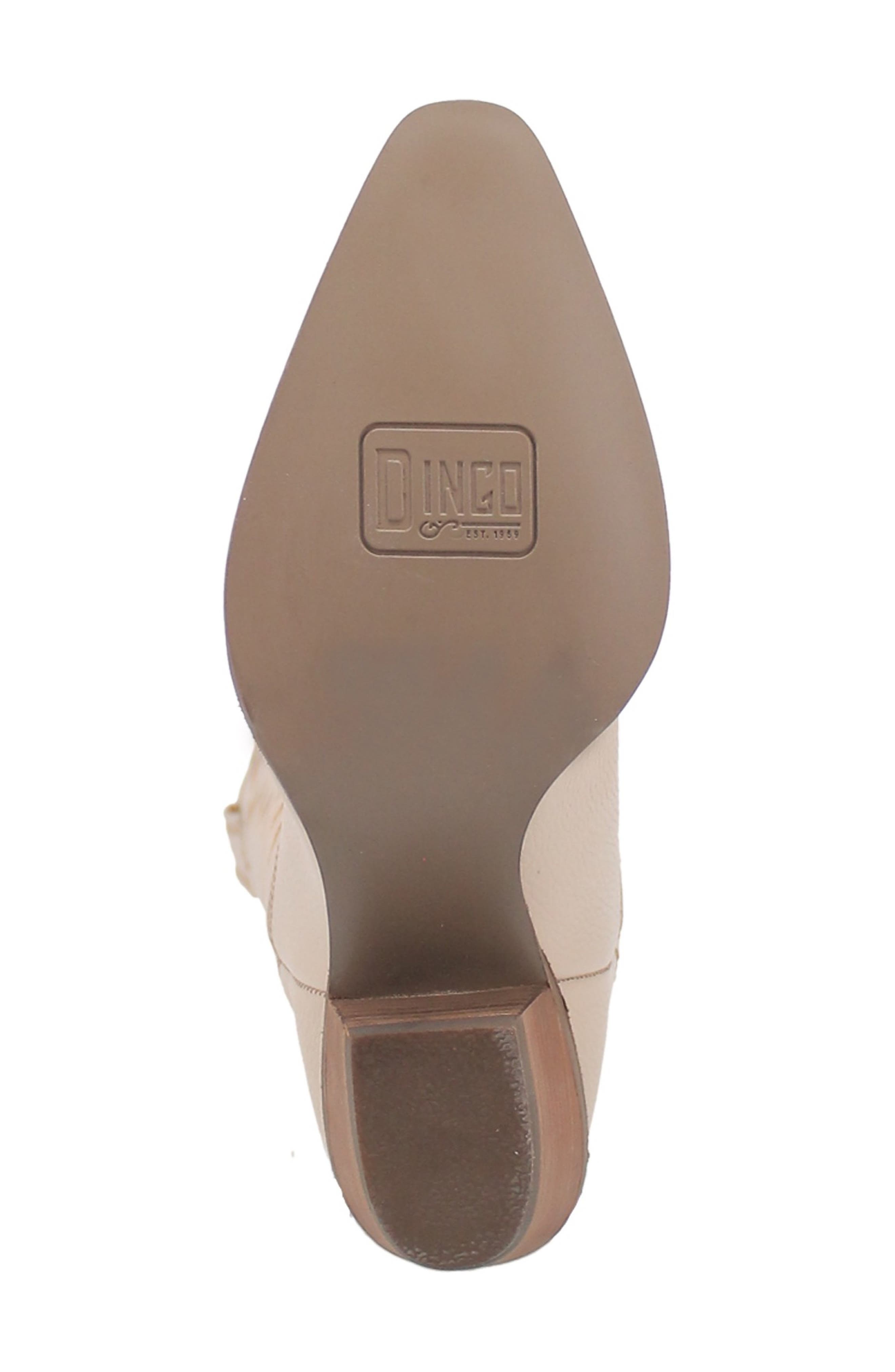 Knee High Western Boot, Alternate, color, SAND