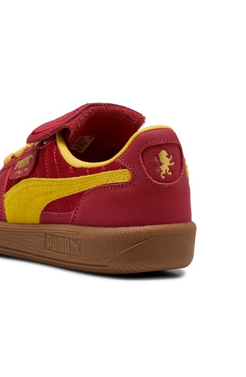 Puma X Harry Potter™ Kids' Palermo Sneaker In Dark Crimson-yellow Sizzle