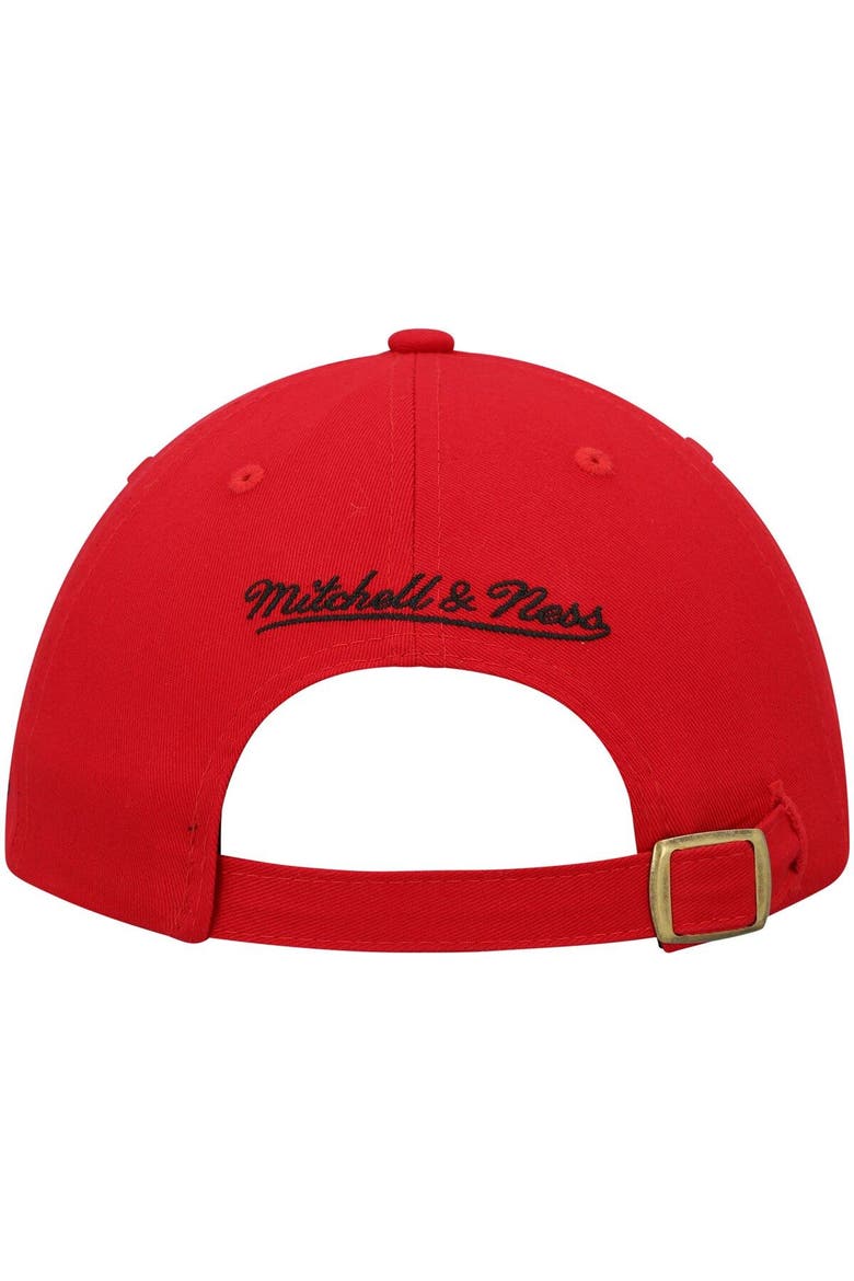 Men's Mitchell & Ness Red Dallas Burn Adjustable Hat, Alternate, color, Red