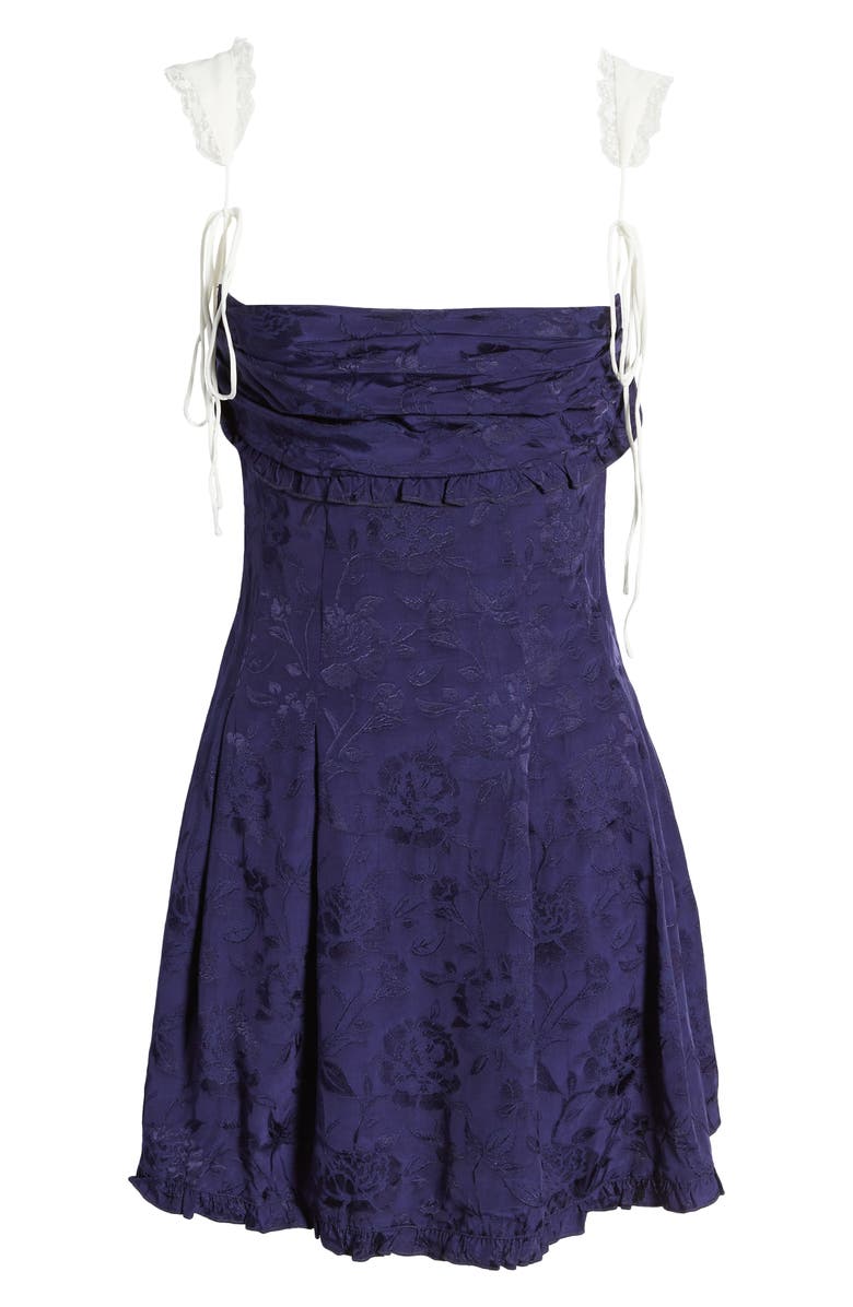 For Love & Lemons Holland Floral Jacquard Minidress, Alternate, color,